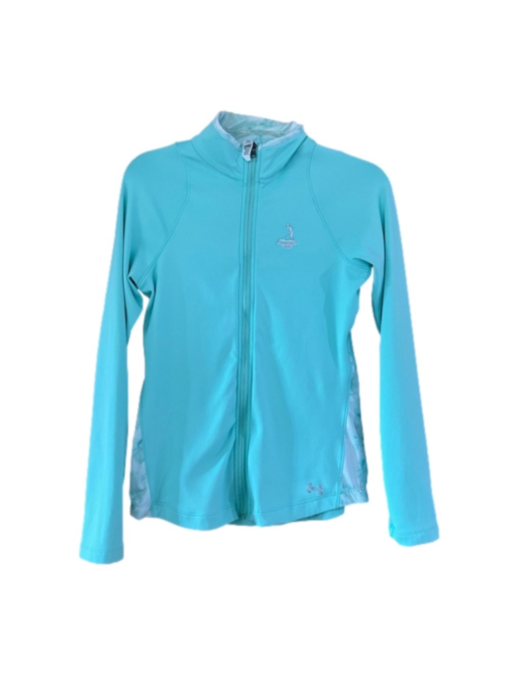 Under Armour Cold Gear Golf Jacket Aqua Long Sleeve Small